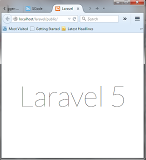 PHP Framework : Install Laravel 5 di LocalHost