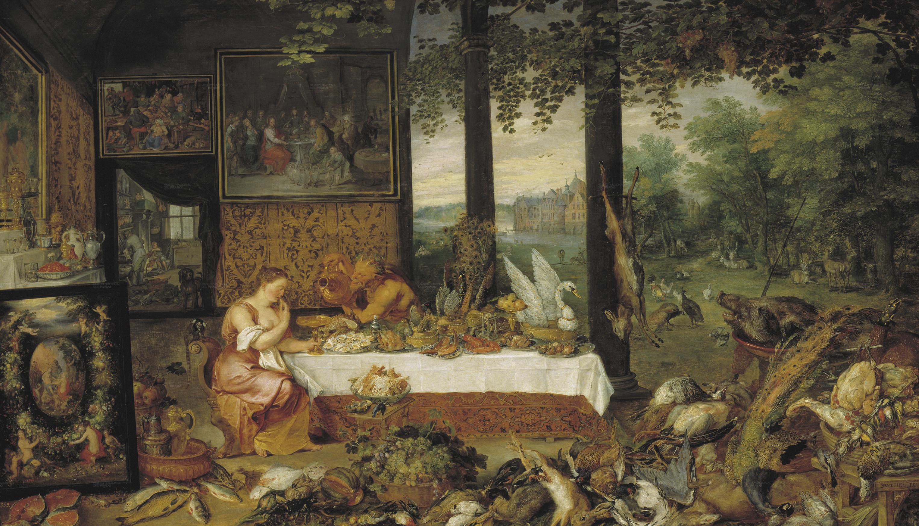 Jan Brueghel l'Ancien et Pierre-Paul Rubens: Le sens du goût, 1618