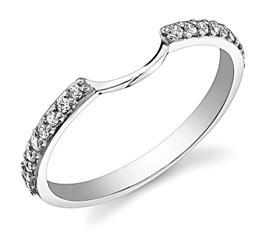  which will go with any wedding band I have a halo engagement ring which 