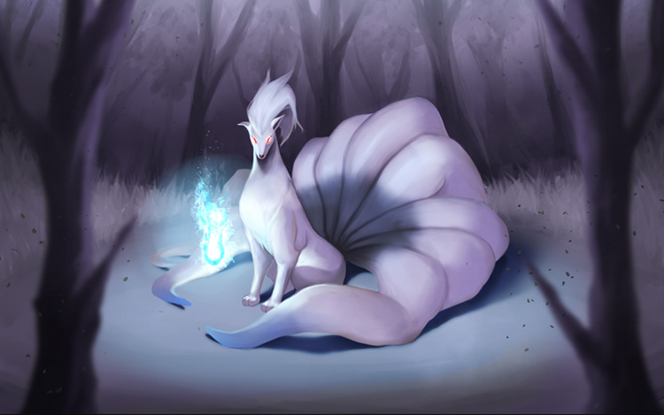 Forest Of The Shiny Ninetails Pokemon Wallpaper Engine Download Wallpaper Engine Wallpapers Free