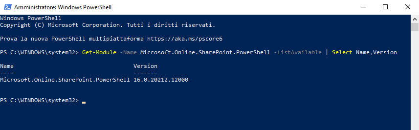 SharePoint Online - Microsoft.Online.SharePoint.PowerShell