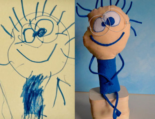 Children's Drawings Become Stuffed Toys / Child's Own Studio