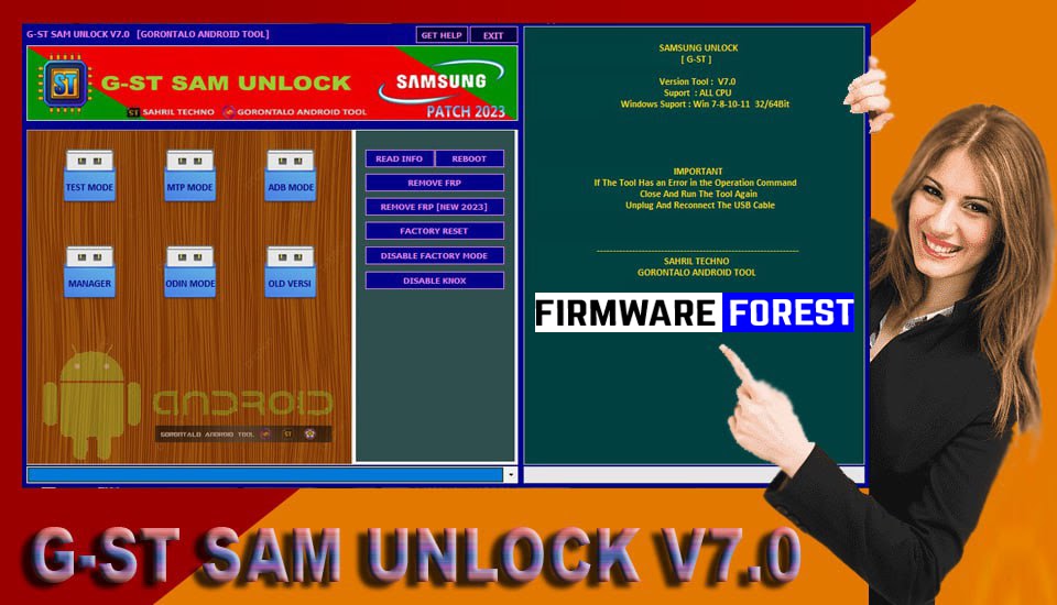 G ST - Sam FRP Tool V4.0) Latest Version Free Download