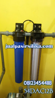 Housing filter 20 inch dengan 2 tahapan penyaringan