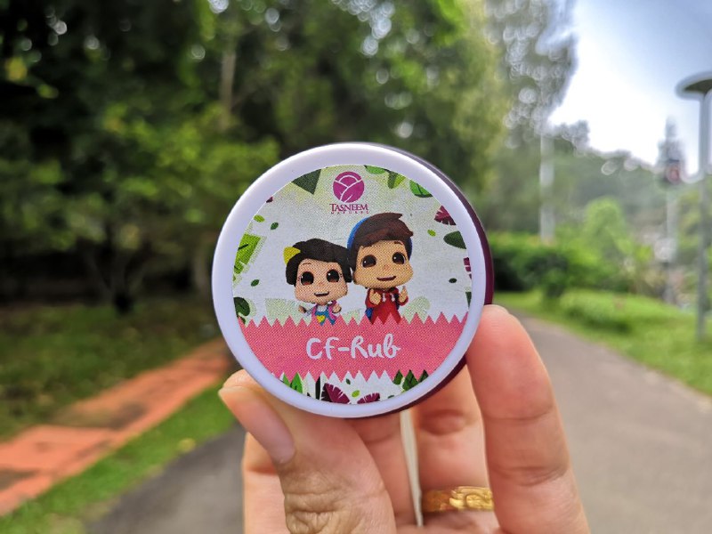 Balm cf rub tasneem naturel bantu menghilangkan batuk anak 