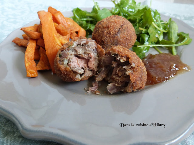 Boulettes de confit de canard au foie gras