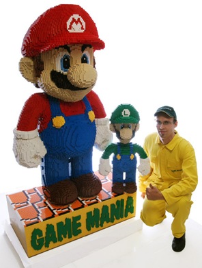 The 6-foot Tall Lego Mario