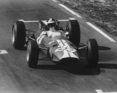 Bob in F1 Ferrari, Watkins Glen, 1965