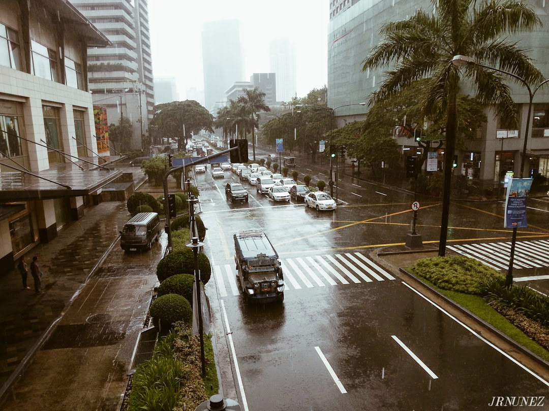 One rainy afternoon in Makati