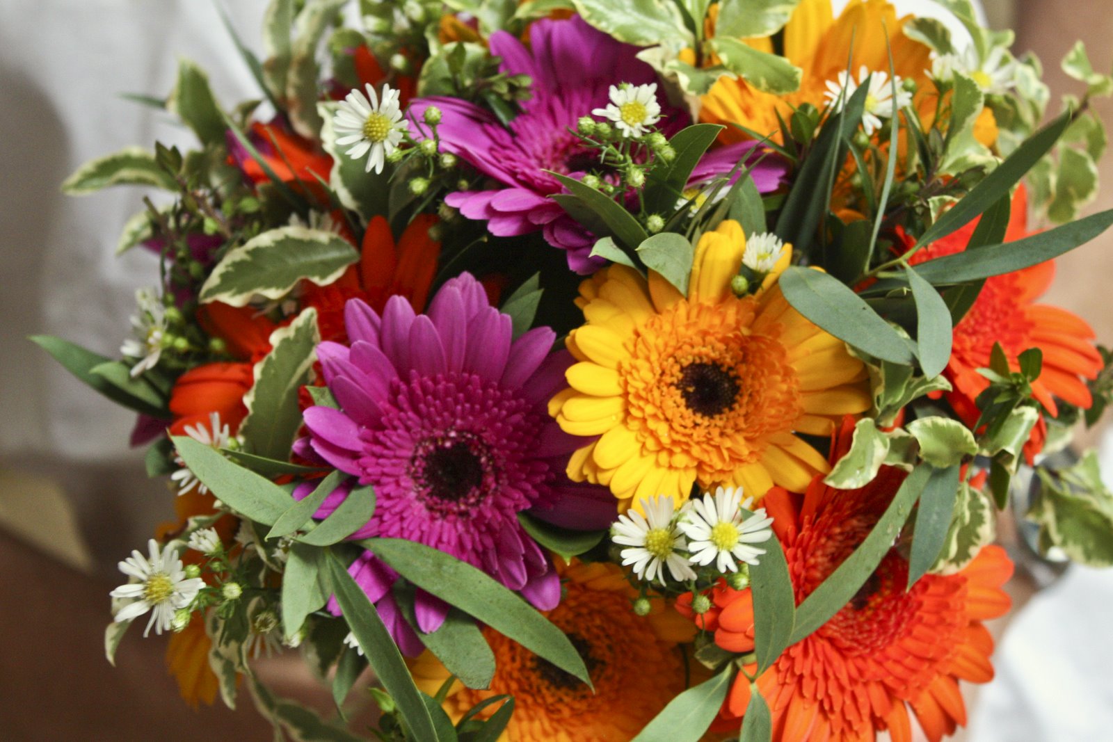 gerbera wedding flowers