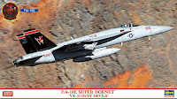 Hasegawa 1/72 F-18E SUPER HORNET 'VX-31 DUST DEVILS' (02424) Color Guide & Paint Conversion Chart