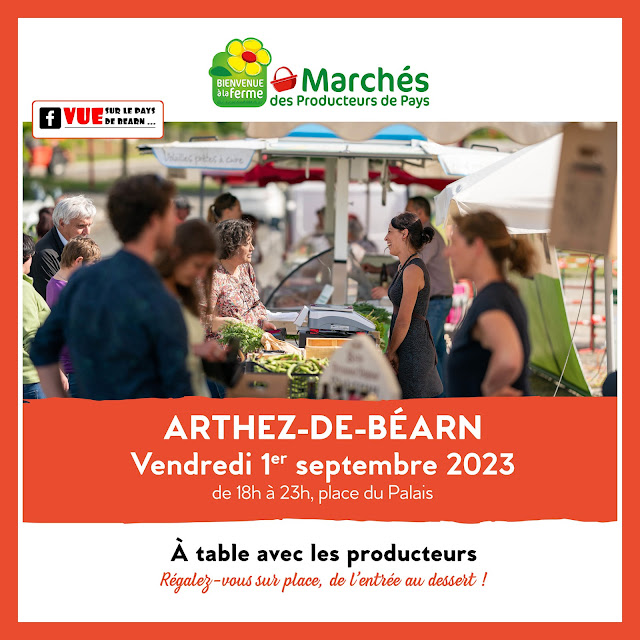 Marché de producteurs de pays 2023 à Arthez de Béarn