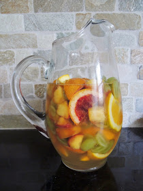 white wine sangria, moscato sangria