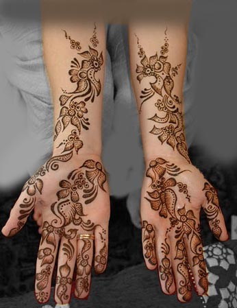 Arabic Henna Designs For Brides