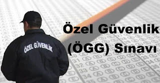 59.ÖGG Özel Güvenlik Sinavi 23 Ağustos 2015 Soru ve Cevapları