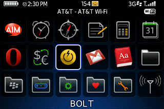 bolt blackberry