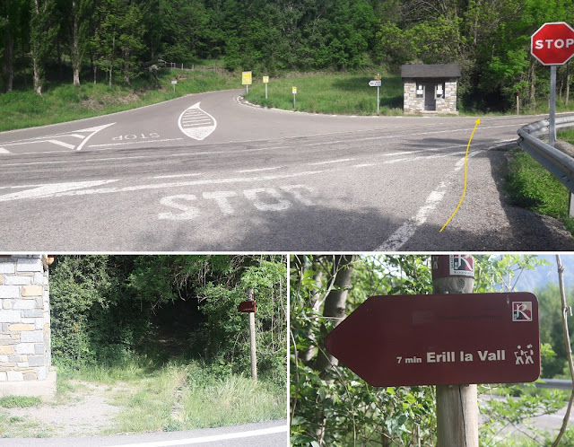 Ruta del Romànic de la Vall de Boí; carretera L-500 i camí de Boí a Erill la Vall