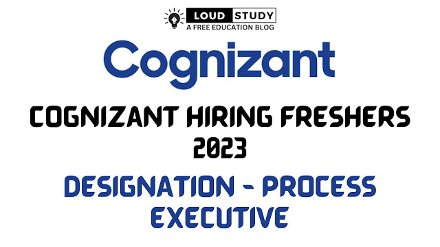 Cognizant Freshers Recruitment 2023