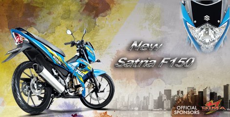 Pilihan warna New Suzuki Satria FU 150 2013