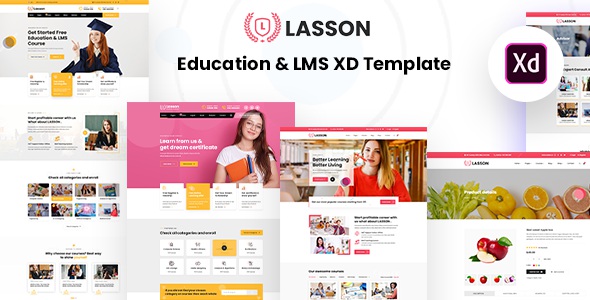 Best Education and LMS XD Template