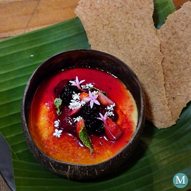 Lemongrass Crème Brûlée by Omang Omang Restaurant at Hyatt Regency Bali