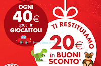 Logo Buoni sconto da 20 euro con la promo giocattoli Bennet