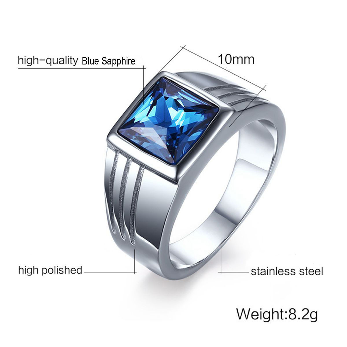 Batu akik blue sapphire safir  batu blue safir  cincin 