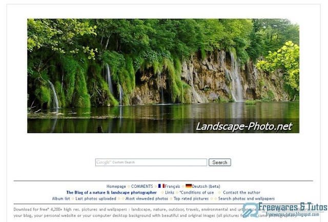 Landscape-Photo.net : une superbe ressource de fonds d'écran sur le thème de la nature et des paysages