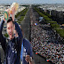 Crowds pack Champs Elysees as French World Cup winners return home