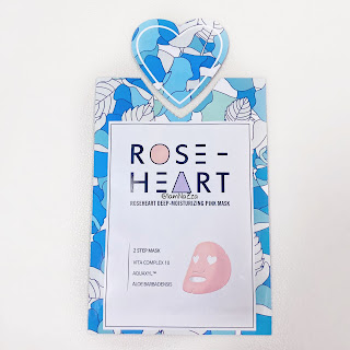 [I'm In Love] RoseHeart (로즈하트) Two Step Mask - Rose Deep-Moisturizing Pink Mask Review