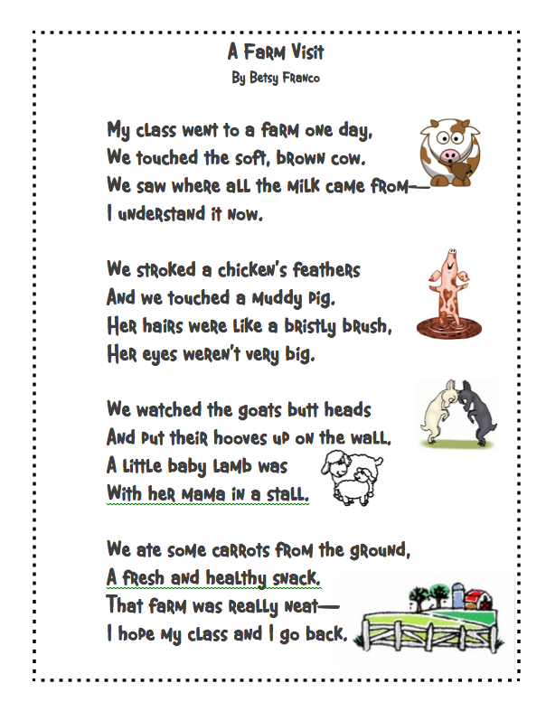 Poems About Cows for Kids
