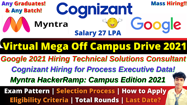 Myntra Off Campus Drive 2021