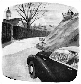 Image result for charles addams car cartoons