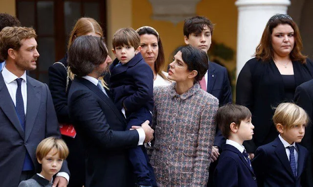 Princess Charlene, Princess Caroline, Princess Stephanie, Charlotte Casiraghi, Princess Gabriella and Beatrice Borromeo