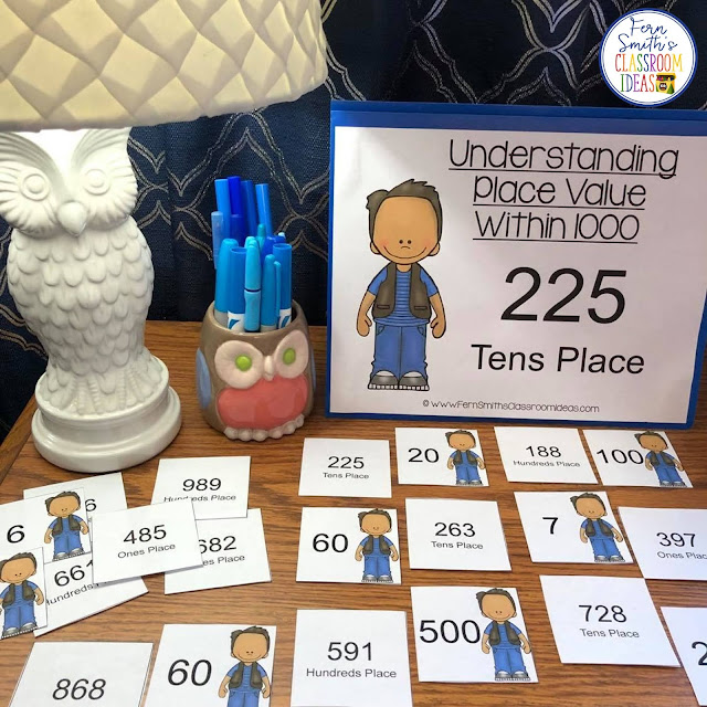 Click Here to Download This 2nd Grade Go Math 2.5 Place Value to 1,000 Bundle of Task Cards, Center Games, and Color By Numbers