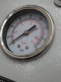 Slitter tension control gauge