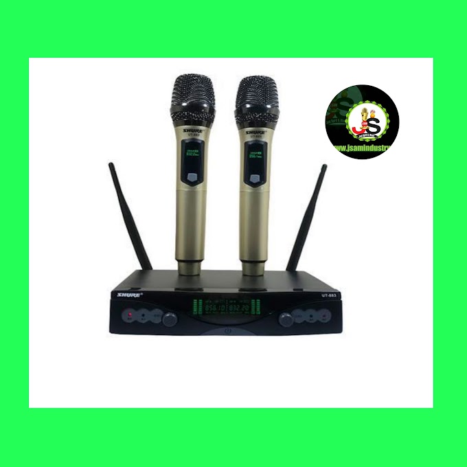 SHURE Ut-883 Professional Wireless Microphone System - Dual Uhf Microphone With Rechargeable Battery