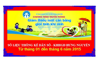 BÁO CÁO DÂN SỐ - KẾ HOẠCH HOÁ GIA ĐÌNH TỪ THÁNG 01 ĐẾN THÁNG 6  NĂM  2015