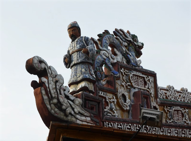 Jap Sang en Edificio en la Ciudad Prohibida Púrpura de Hué