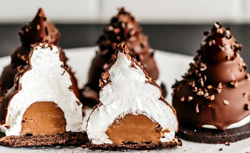 Gluten-Free Triple-Chocolate Coconut Krembos