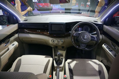 Bagian interior New Ertiga lebih elegant