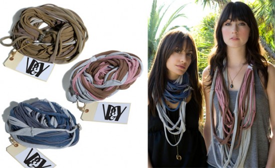 Necklace Made Of T-Shirt - Trendy Fashion Style