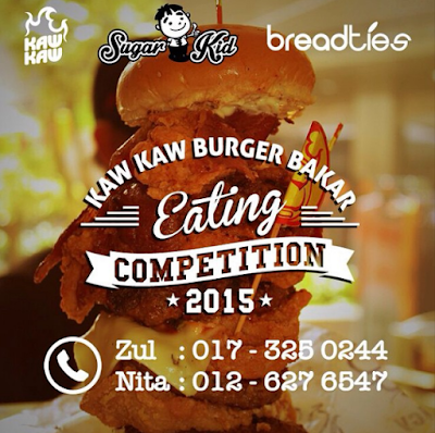 KAW KAW BURGER BAKAR EATING COMPETITION 2015