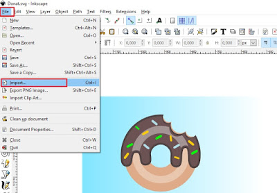 Inkscape import file CDR