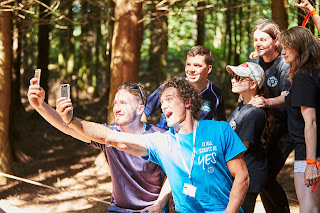 Selfie Fun on the High Ropes with an NCS Group