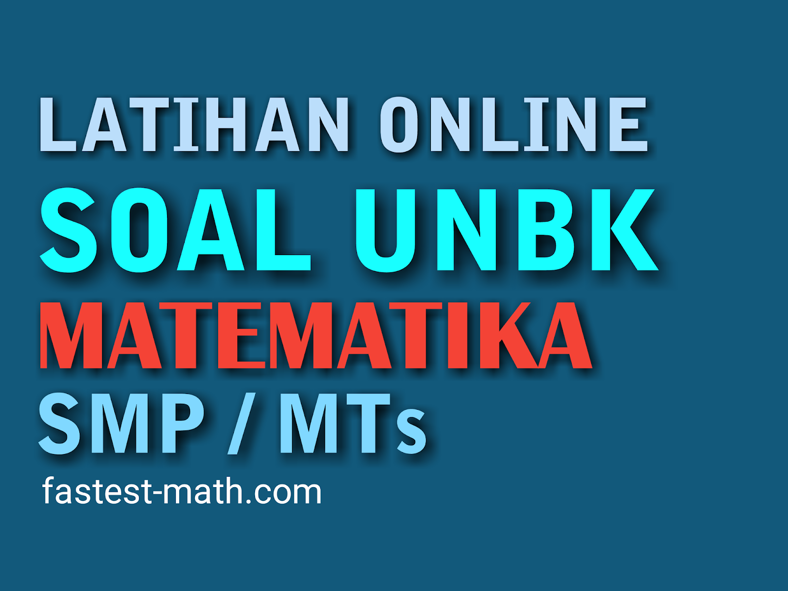 Latihan Soal Unbk Matematika Smp Mts 2020 Latihan Online 1