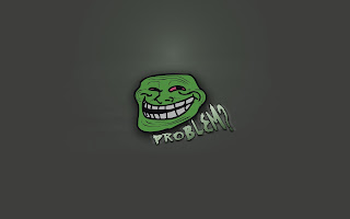 Funny Troll Face - /b/ Problem ? 4chan Trolling HD Wallpaper Smile