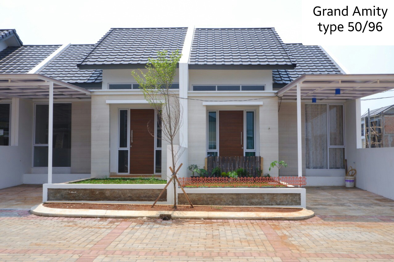 Tipe rumah 50 grand amity gardens at candi sawangan depok