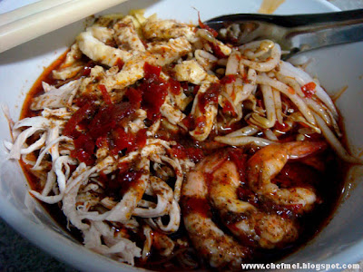 sarawak laksa recipe. cooking Sarawak Laksa,