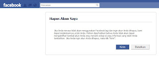 menghapus akun facebook